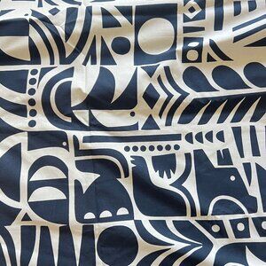 Marimekko Yön varjo HEAVY cotton fabric print by Sanna Annukka